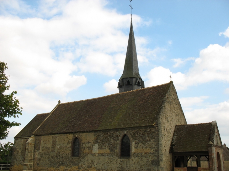 Côté nord de l'église - Saint-Christophe-sur-Avre