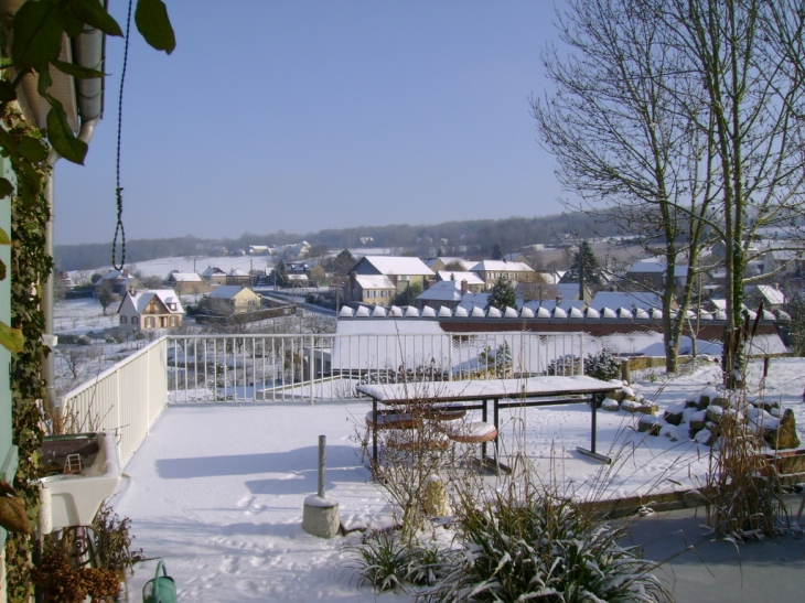 Le village enneigé février 2009 - Saint-Étienne-sous-Bailleul