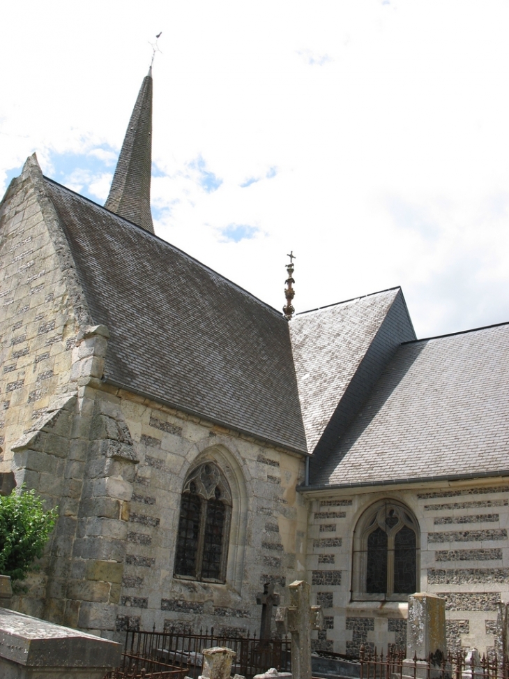 Chevet de l'église - Saint-Victor-de-Chrétienville