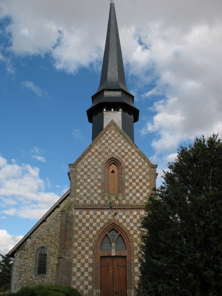 Façade de l'église - Thomer-la-Sôgne