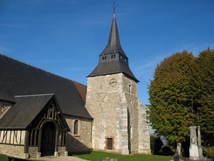 église, porche et tour-clocher - Venables