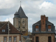 Photo suivante de Verneuil-sur-Avre vue sur les toits et le clocher de l'église Saint Jean