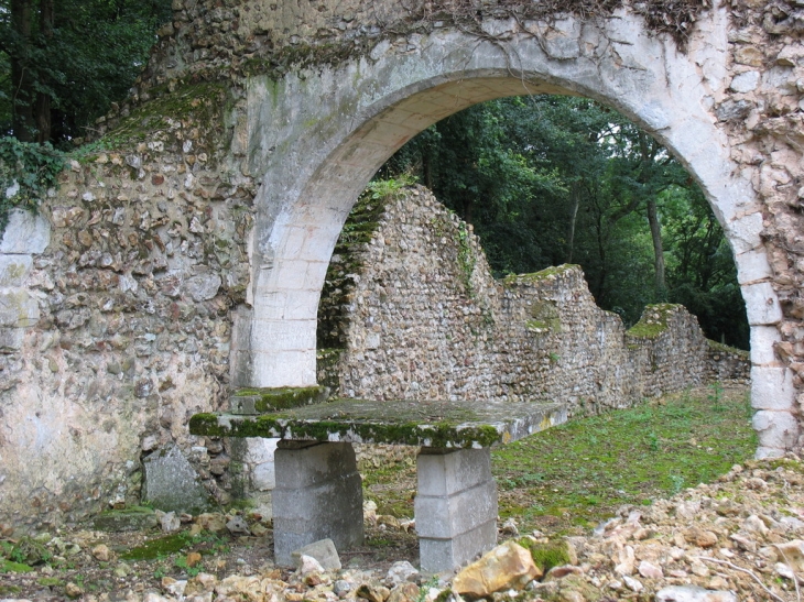 Ruines de l'église et emplacement de l'autel - Villalet