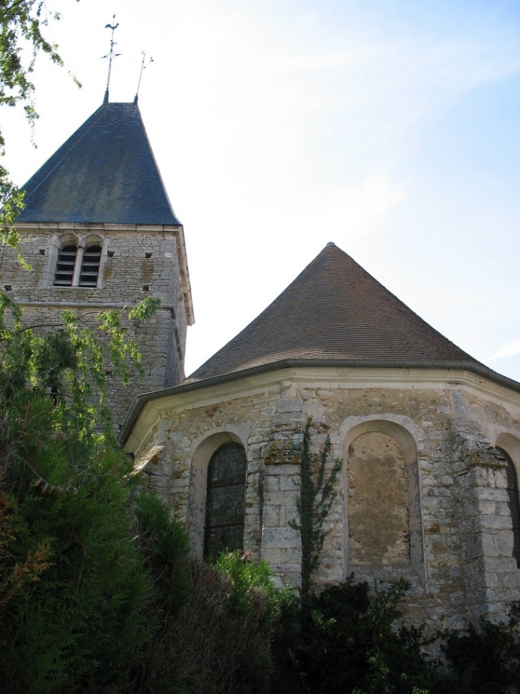 Chevet de l'église Saint-Léger - Villegats