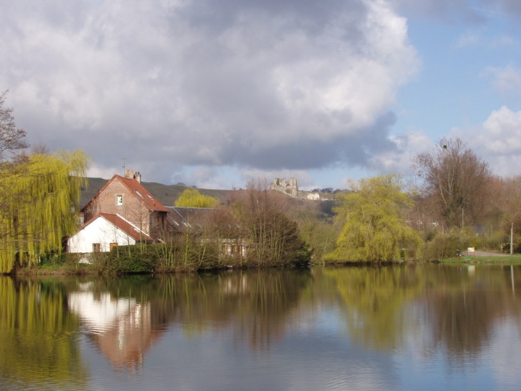 Château/plan d'eau de la Varenne - Arques-la-Bataille