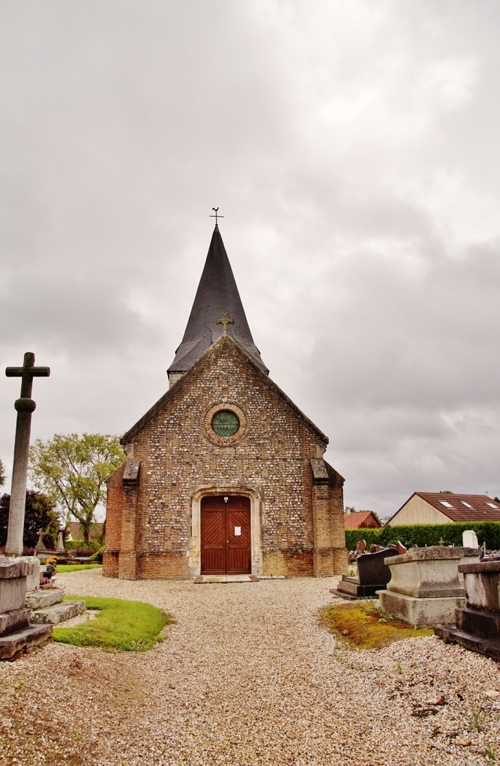  église Saint-Laurent - Aubermesnil-Beaumais