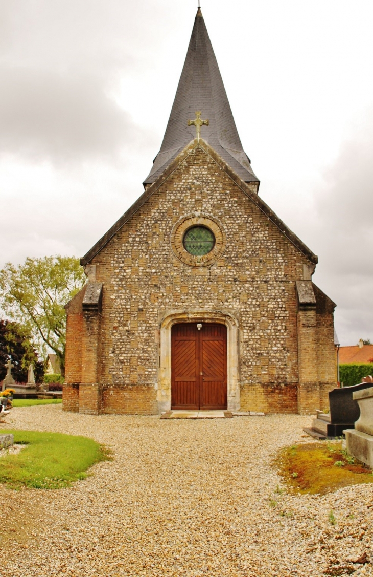  église Saint-Laurent - Aubermesnil-Beaumais