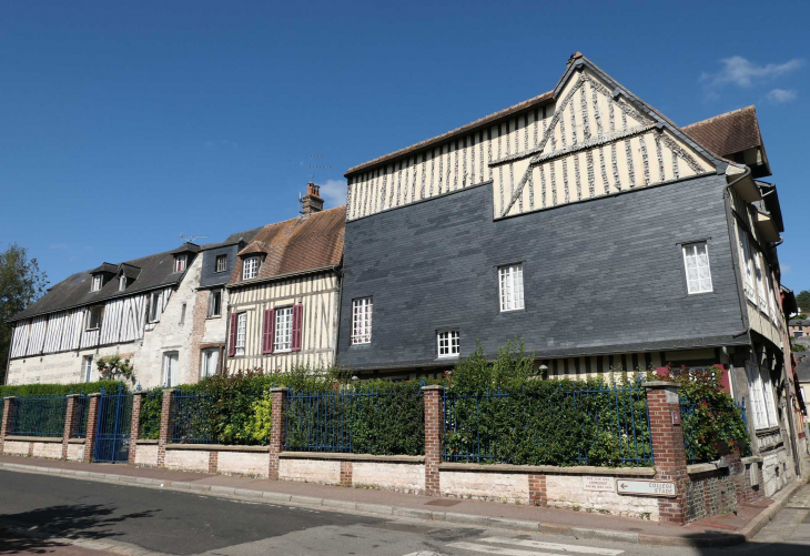 Maisons à colombages rue Jean-Léon Leprevot - Caudebec-en-Caux