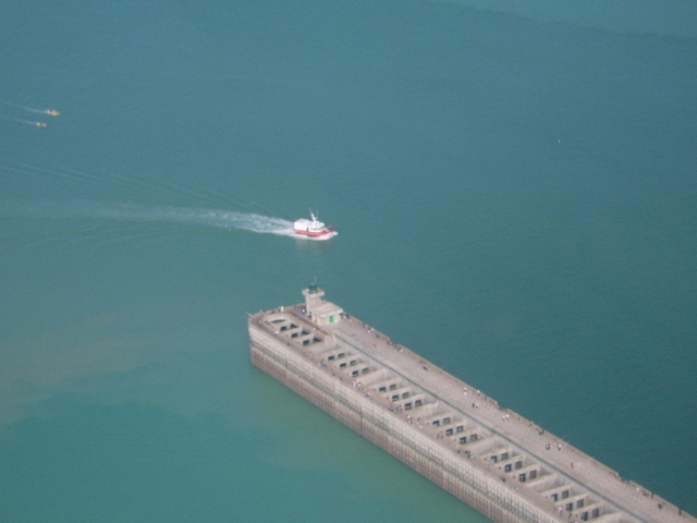 LA JETEE VUE D HELICOPTERE - Dieppe