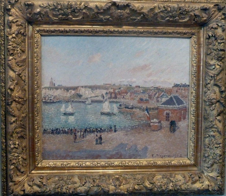 Le château-musée : PISSARRO : l'avant port de Dieppe