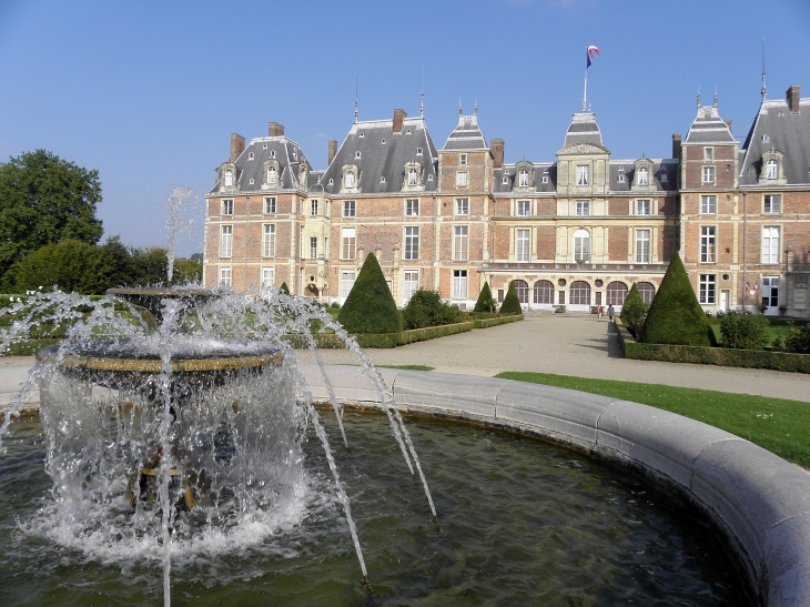 La fontaine du château d'Eu