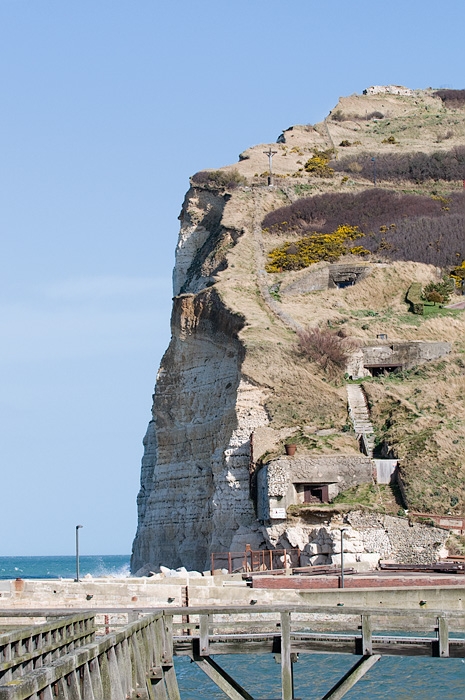 Falaise ouest et jetées - Fécamp