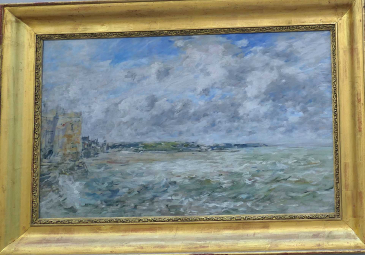 MuMa : BOUDIN La tour Malakoff vue de la jetée Promenade à Trouville - Le Havre