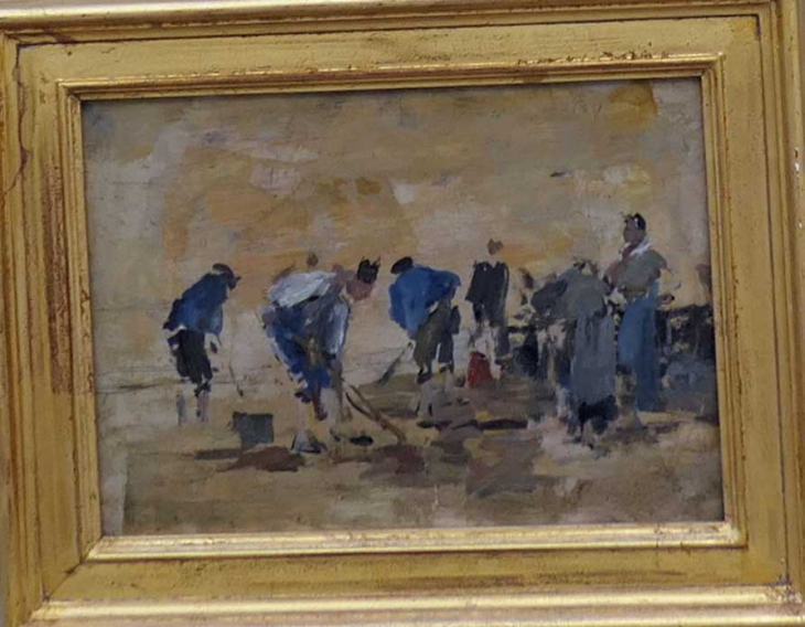 MuMa : BOUDIN  les féfouisseurs de vers - Le Havre