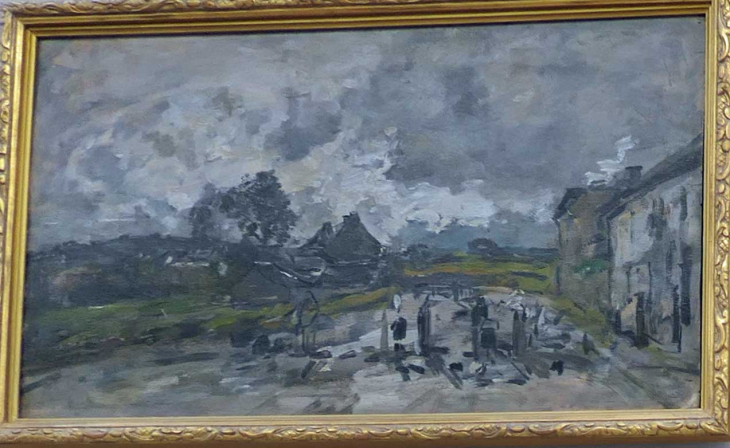 MuMa : BOUDIN  Rue de village en Bretagne - Le Havre