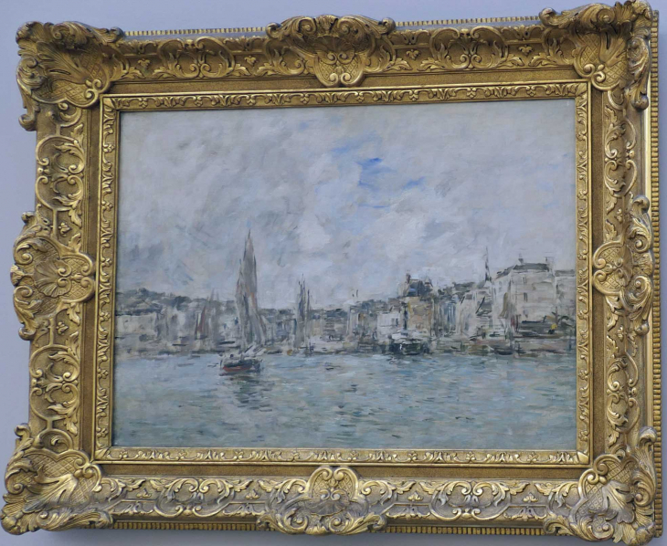 MuMa : BOUDIN  le port de Honfleur - Le Havre