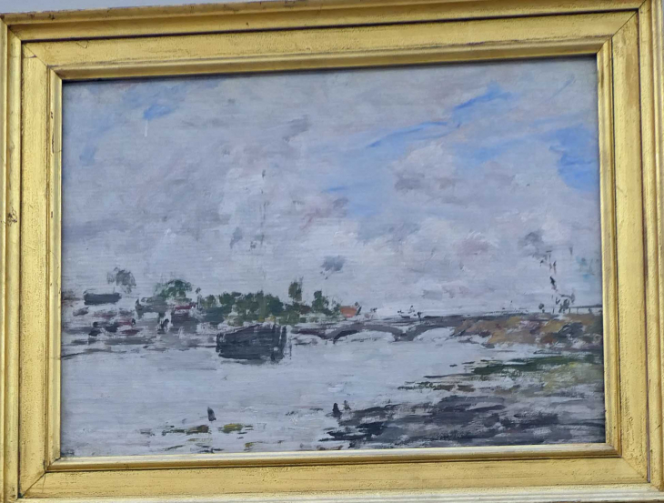 MuMa : BOUDIN  le pont à Trouville - Le Havre