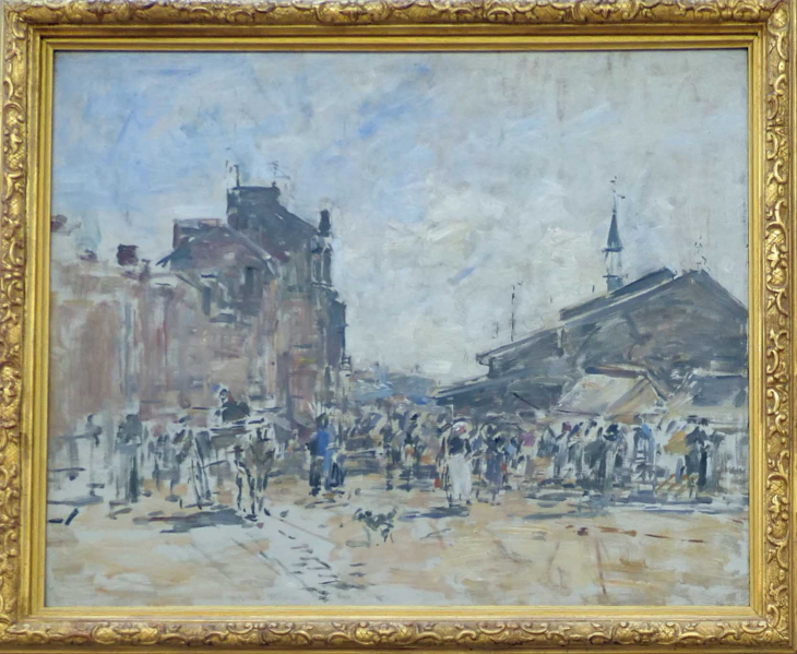 MuMa : BOUDIN  Marché de Trouville - Le Havre