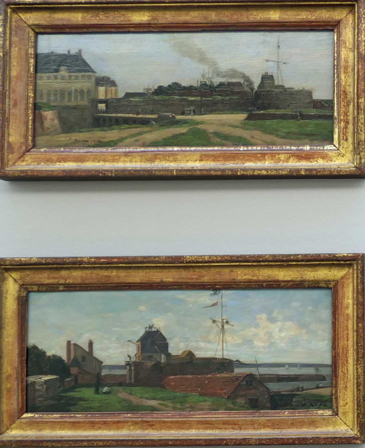 MuMa : BOUDIN Le Havre Hôtel de Ville et tour François 1er