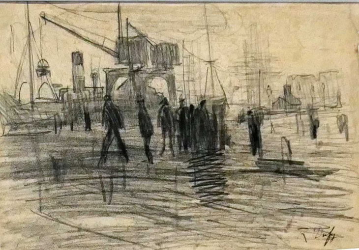 MuMa : DUFY Etude préparatoire le Havre 1900