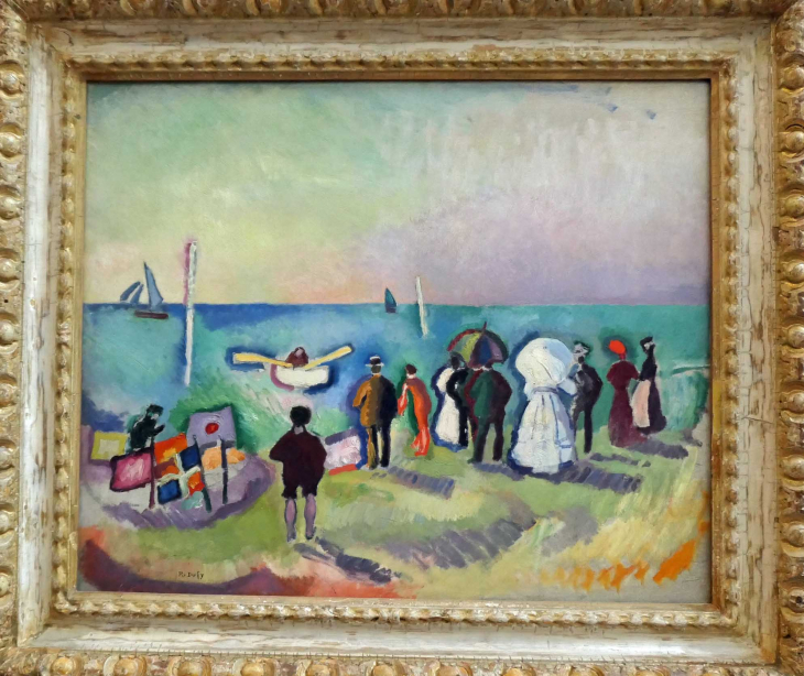 MuMa : DUFY La plage  de Sainte Adresse 1906 - Le Havre