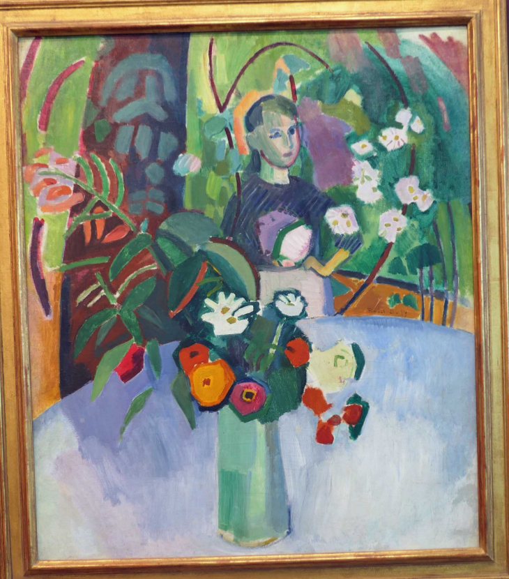 MuMa : DUFY  Jeanne dans les fleurs - Le Havre