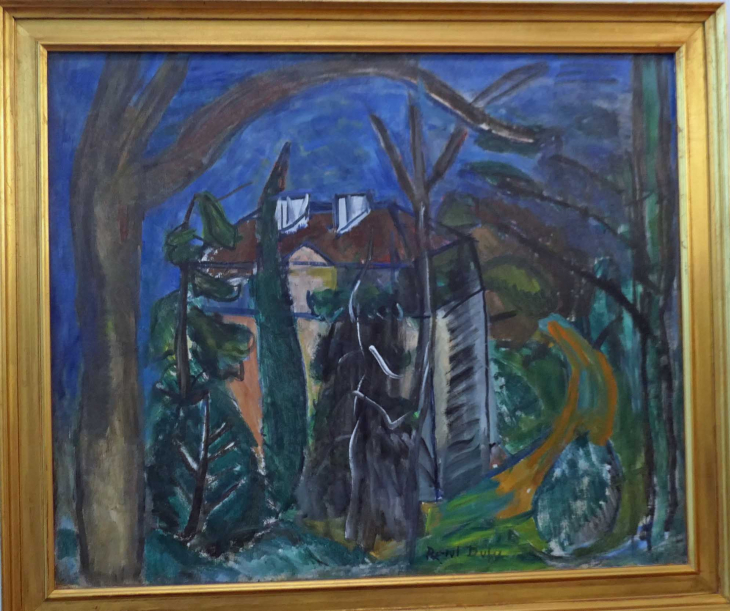 MuMa : DUFY la maison de Cuvier dans les arbres 1910 - Le Havre