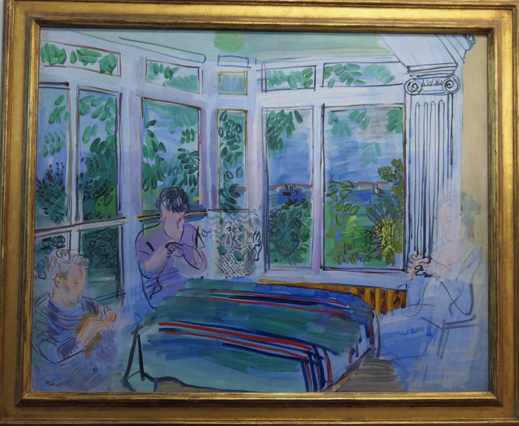 MuMa : DUFY  1930 la veranda à Villerville - Le Havre