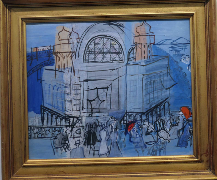 MuMa : DUFY 1948 promenade devant le casino de la jetée de Nice - Le Havre