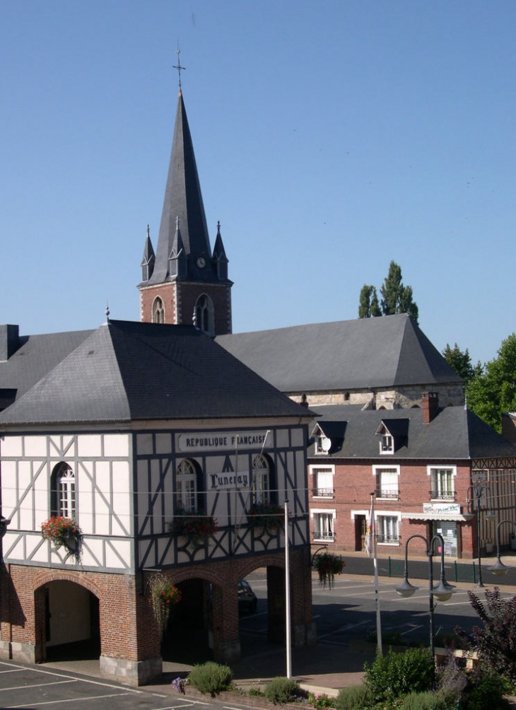 Place de la mairie - Luneray