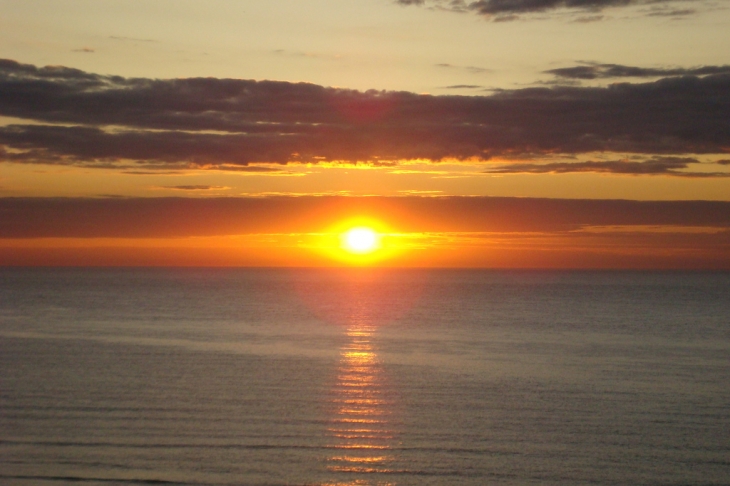 COUCHER DE SOLEIL - Quiberville