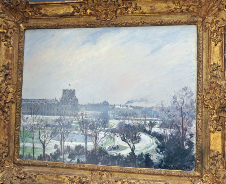 Musée des Beaux Arts : Impressionnistes PISSARRO Jardin des Tuileries - Rouen