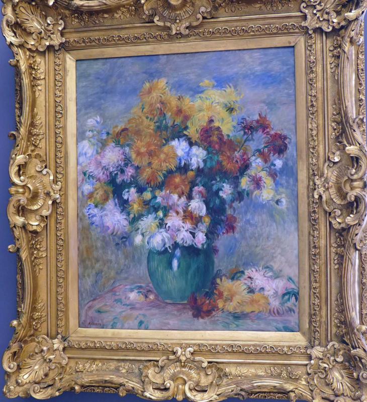 Musée des Beaux Arts  Impressionnistes RENOIR Bouquet de chrysanthèmes - Rouen