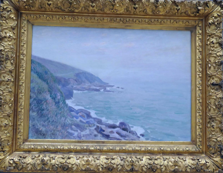 Musée des Beaux Arts : Impressionnistes SISLEY Côte du Pas de Calais dans la brume - Rouen