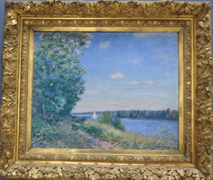 Musée des Beaux Arts : Impressionnistes SiSLEY Chemin au bord de l'eau - Rouen