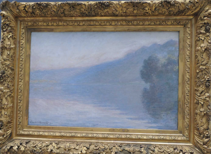 Musée des Beaux Arts :  Claude MONET La Seine à Port Villez - Rouen