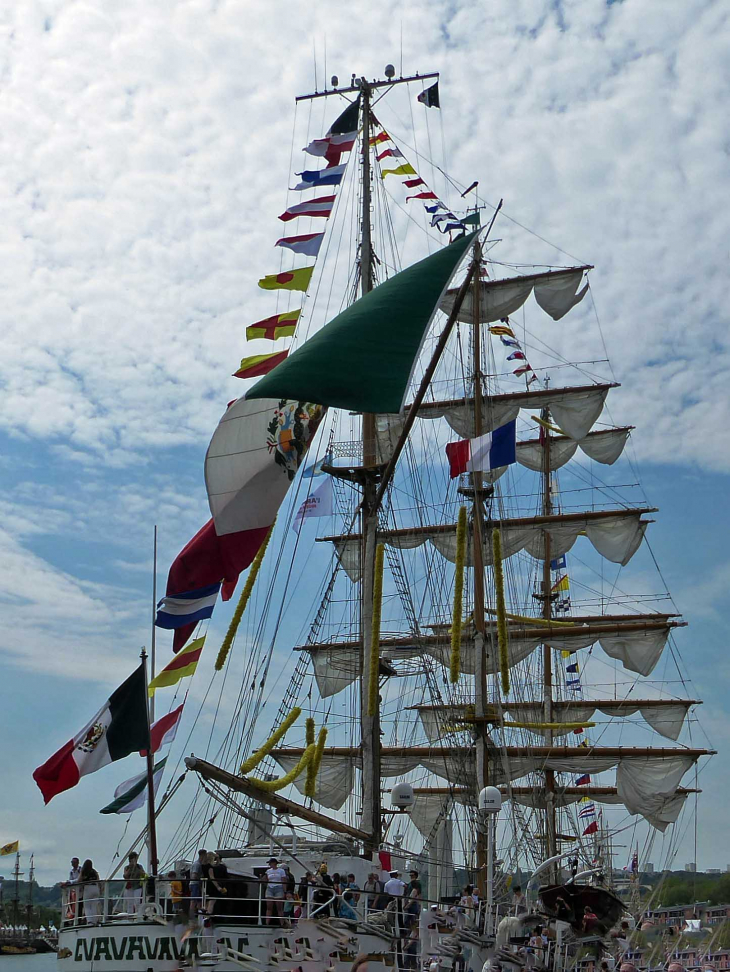 CUAUHTEMUC bateau mexicain - Rouen