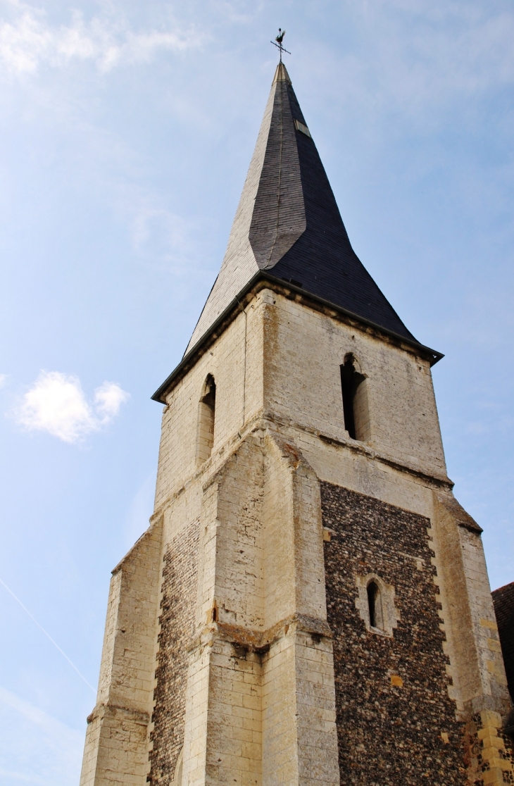 <<église Saint-Aubin - Saint-Aubin-le-Cauf