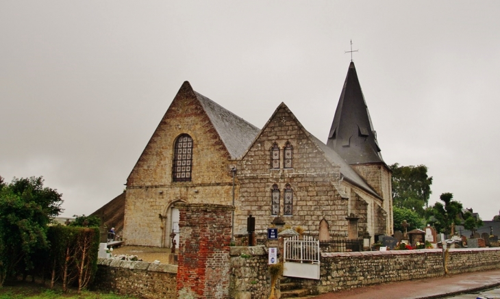 <<église Saint-Aubin - Saint-Aubin-sur-Mer