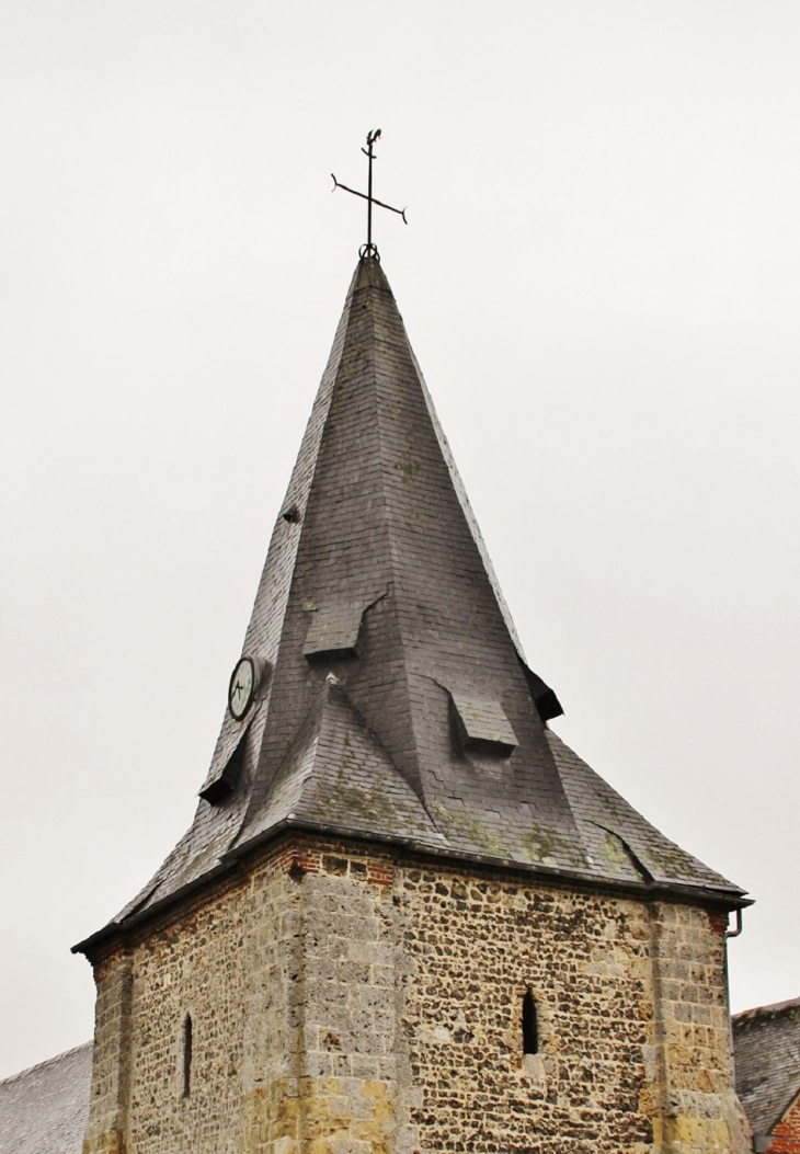 <<église Saint-Aubin - Saint-Aubin-sur-Mer