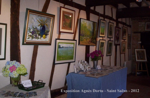 Exposition Agnès Dortu à l'espace  - Saint-Saëns