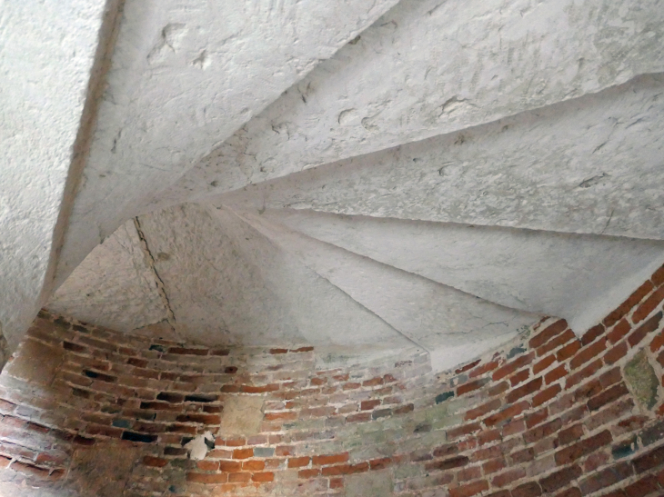 Le manoir d'Ango : dessous d'escalier - Varengeville-sur-Mer