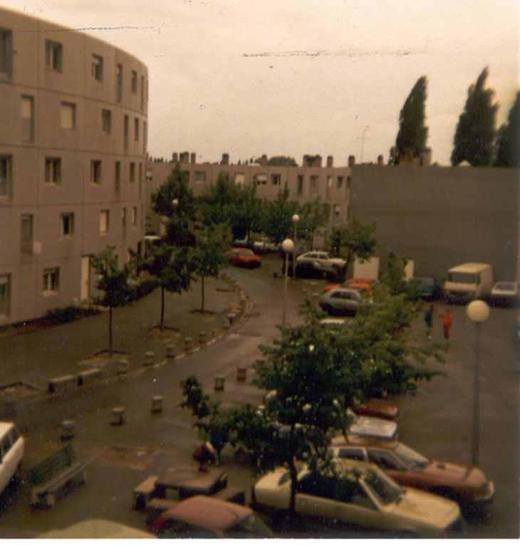 1985 photo grigny la grande borne 09-1985 rue de la balance