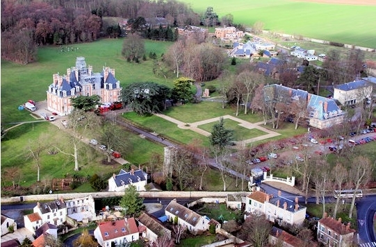 Vue avion - Nainville-les-Roches