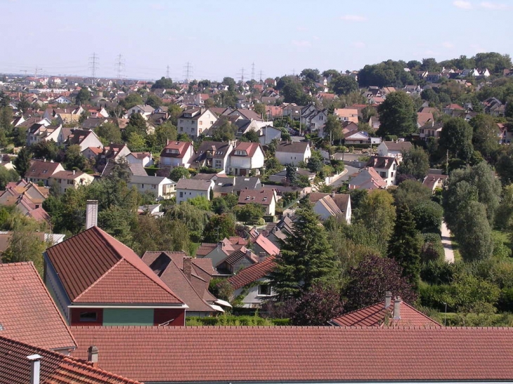 Vue de Vauhallan à partir du Clocher