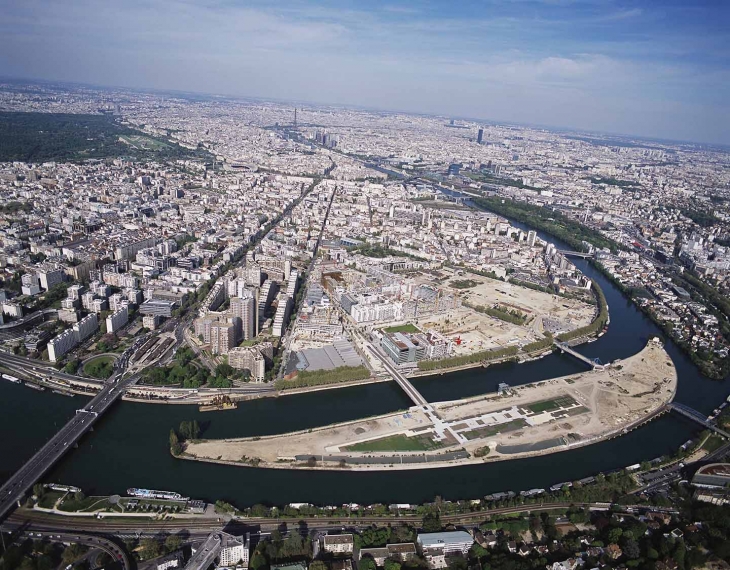 Boulogne-Billancourt vue du ciel