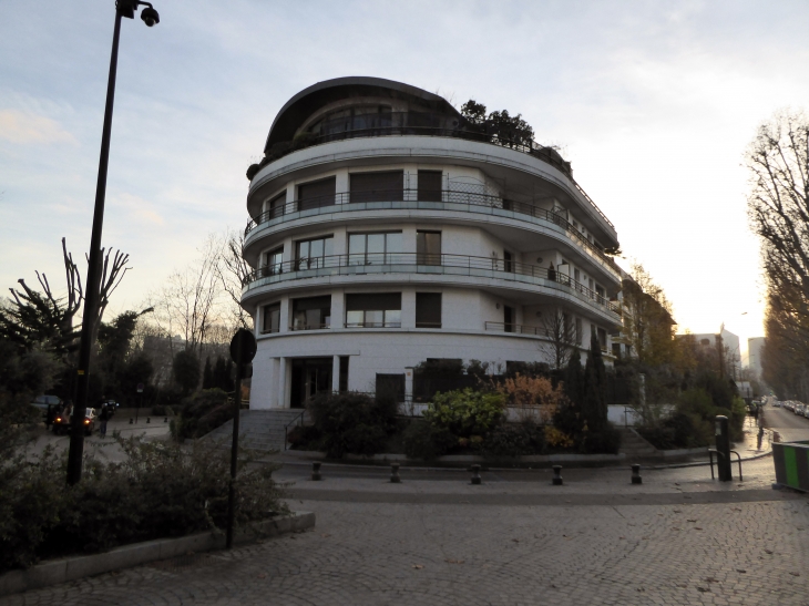 Ile de la Jatte : rond point Claude Monnet - Levallois-Perret