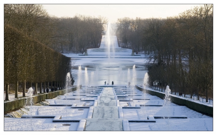 Grande cascade en hiver - Sceaux