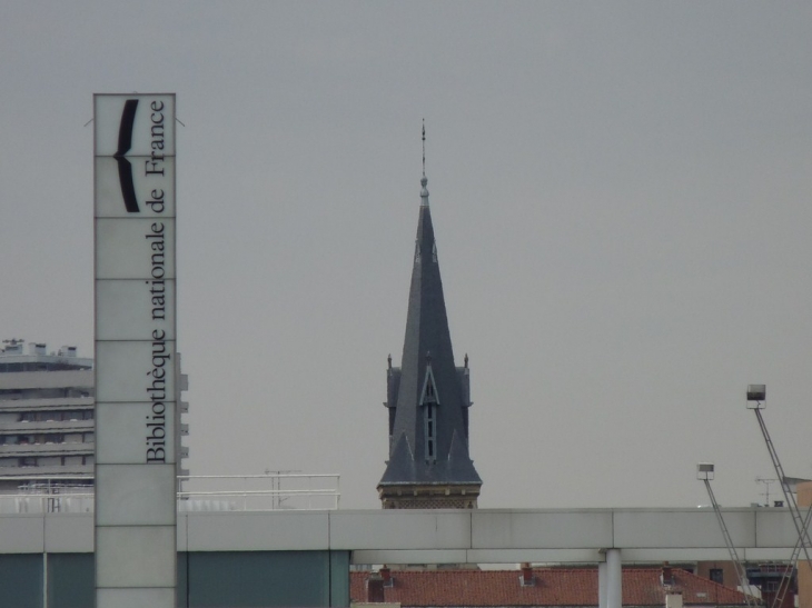 Clocher-de-notre-dame-de-la-gare - Paris 13e Arrondissement