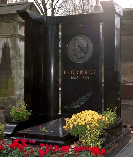 Tombe d'Hector Berlioz au cimetière Montmartre - Paris 18e Arrondissement